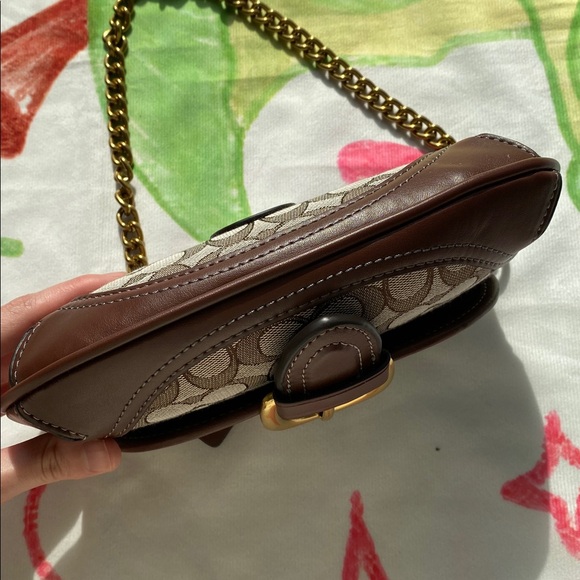 Coach Soho Iconic Monogram D-Ring Chain Bag - Picture 7 of 9